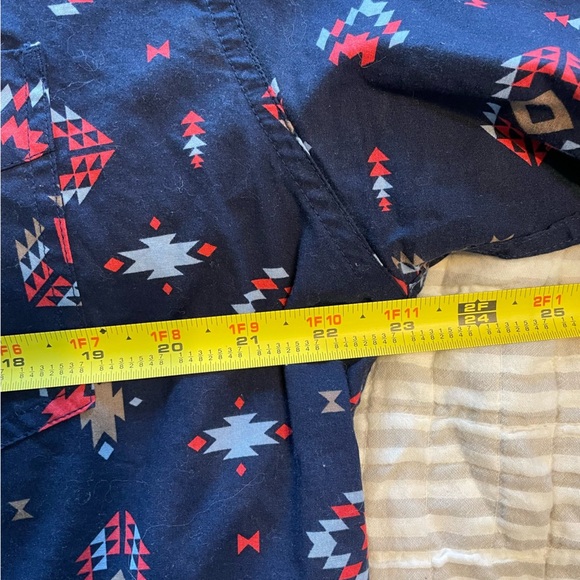 Levi's Men short sleeve Aztec Southwestern button up shirt XL - Picture 7 of 9
